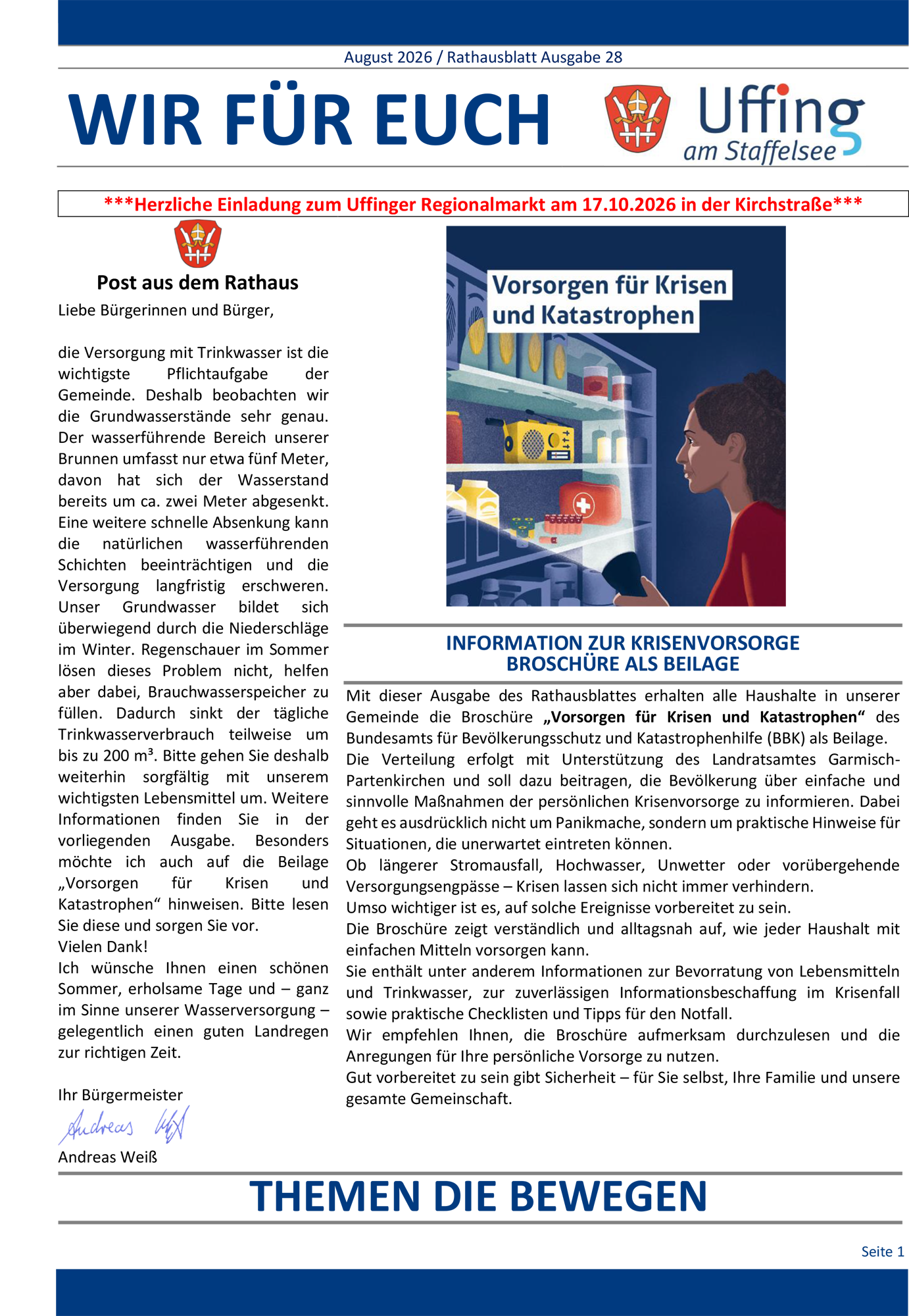 Wir für euch - Ausgabe 28